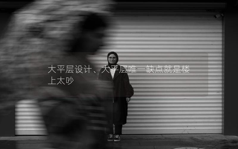 大平層設計、大平層唯一缺點就是樓上太吵